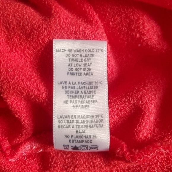 New Sundry Rainbow Heart Graphic Pullover Sweatshirt NWT Size 1/Small - Picture 6 of 7